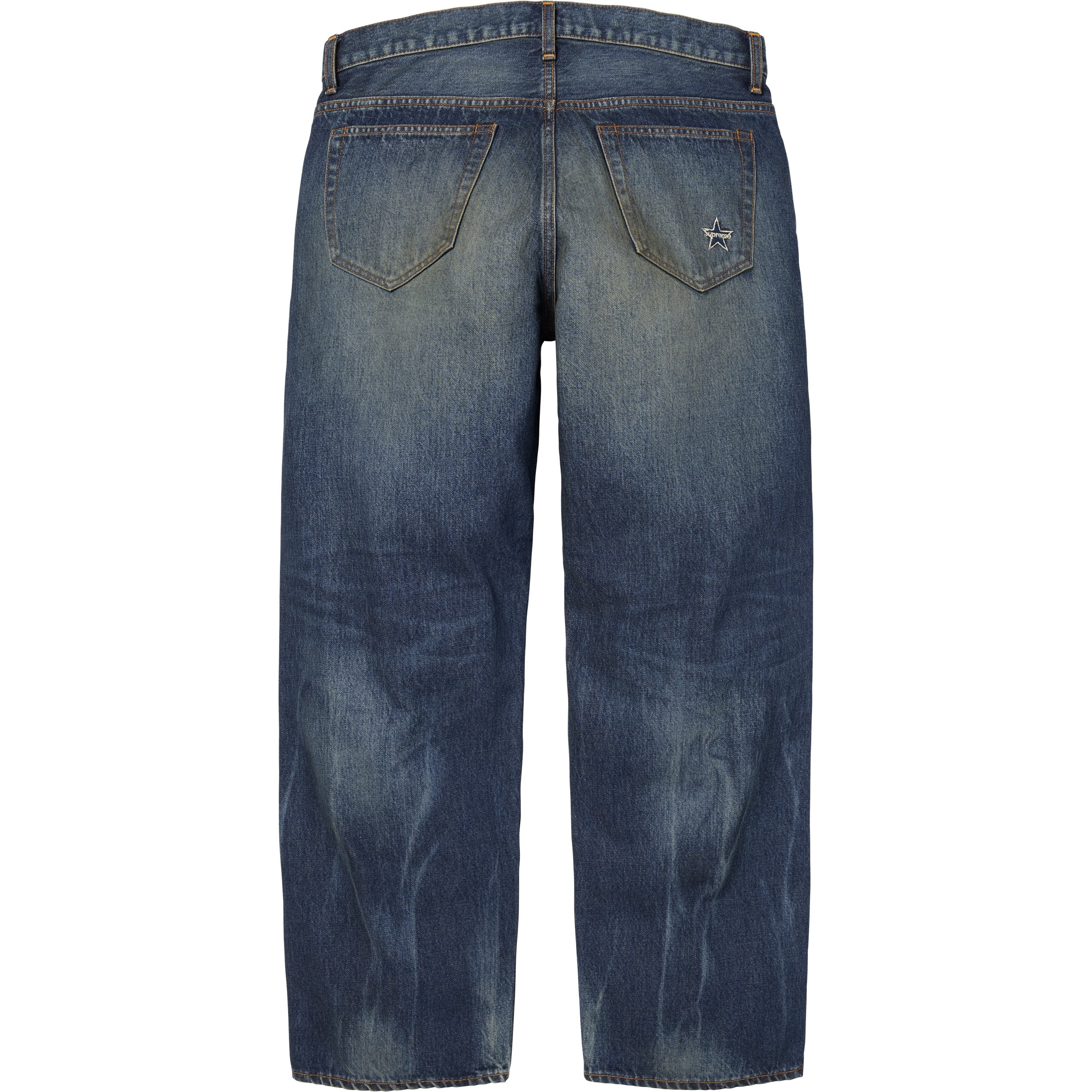 Distressed Loose Fit Selvedge Jean view 8